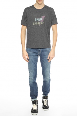 Logo t-shirt, zdjęcie 2 Logo t-shirt od Saint Laurent